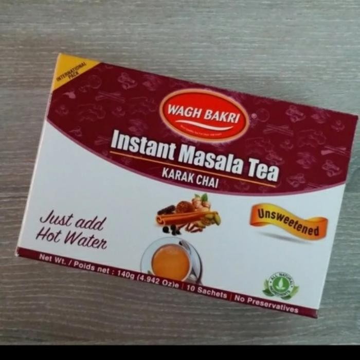 

Wagh Bakri Instant Masala Tea Unsweetened140 Gram