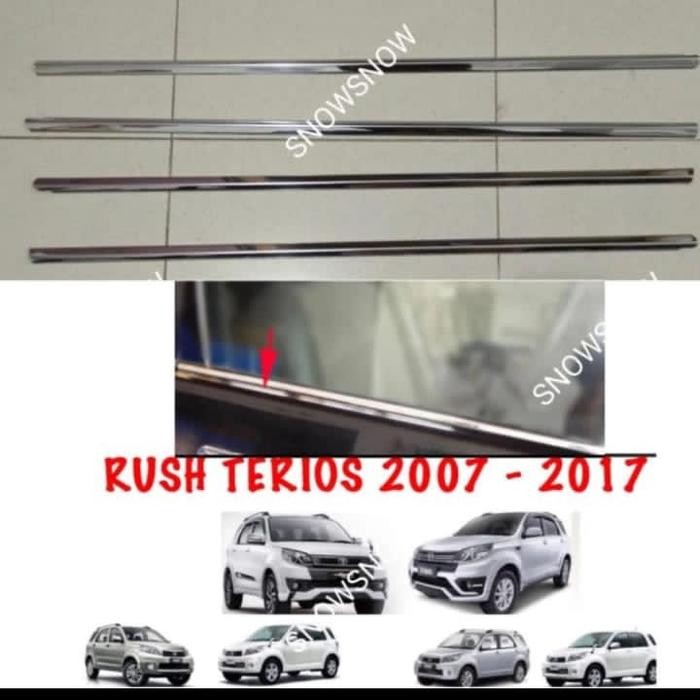 LIS KACA SAMPING MOBIL RUSH TERIOS LAMA 2007-2017