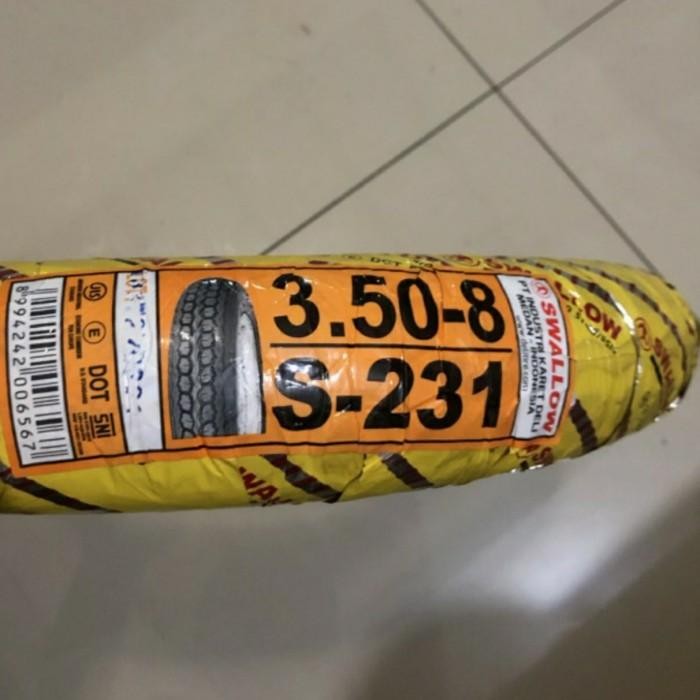 Ban Luar Swallow Ukuran 350 Ring 8 Vespa Super PS Ban Swallow 350 - 8
