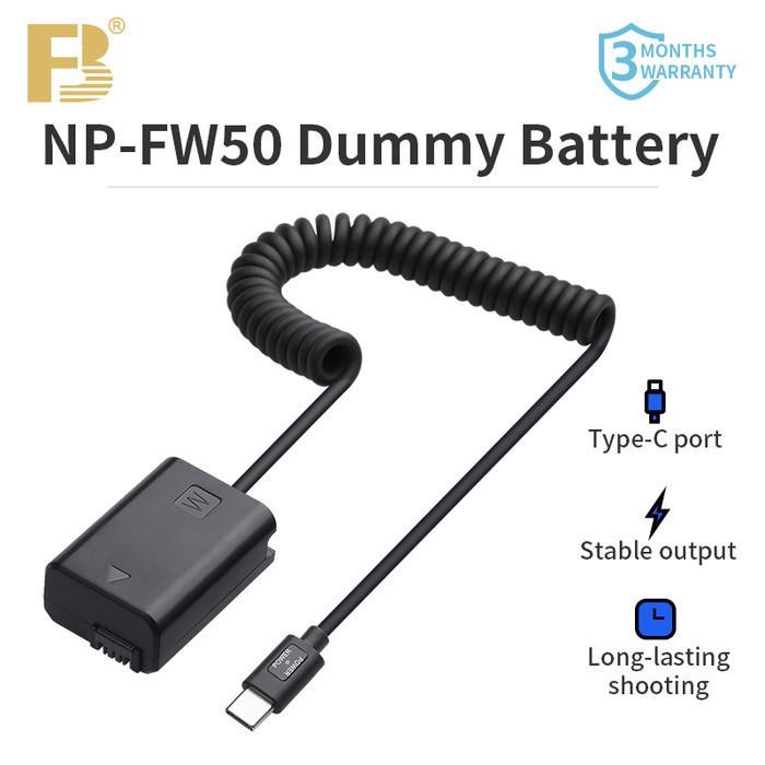 Fb Np Fw50 Type C Dummy Battery Accessories For Camera Sony A6300 Zv-E10 A7M2 Battery Kamera Sonny
