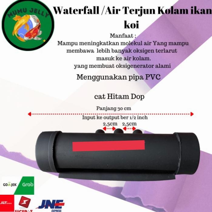 Waterfall Kolam Koi Pancuran Air Terjun Kolam Koi 30Cm