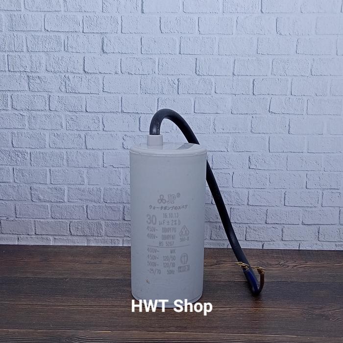 KAPASITOR 30 UF 450V JP ~ CAPACITOR 30 UF 450V ~ KAPASITOR POMPA AIR