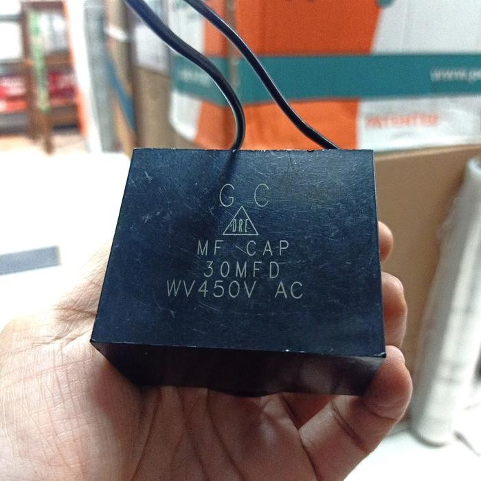 KAPASITOR 30 UF 450 V AC KOTAK