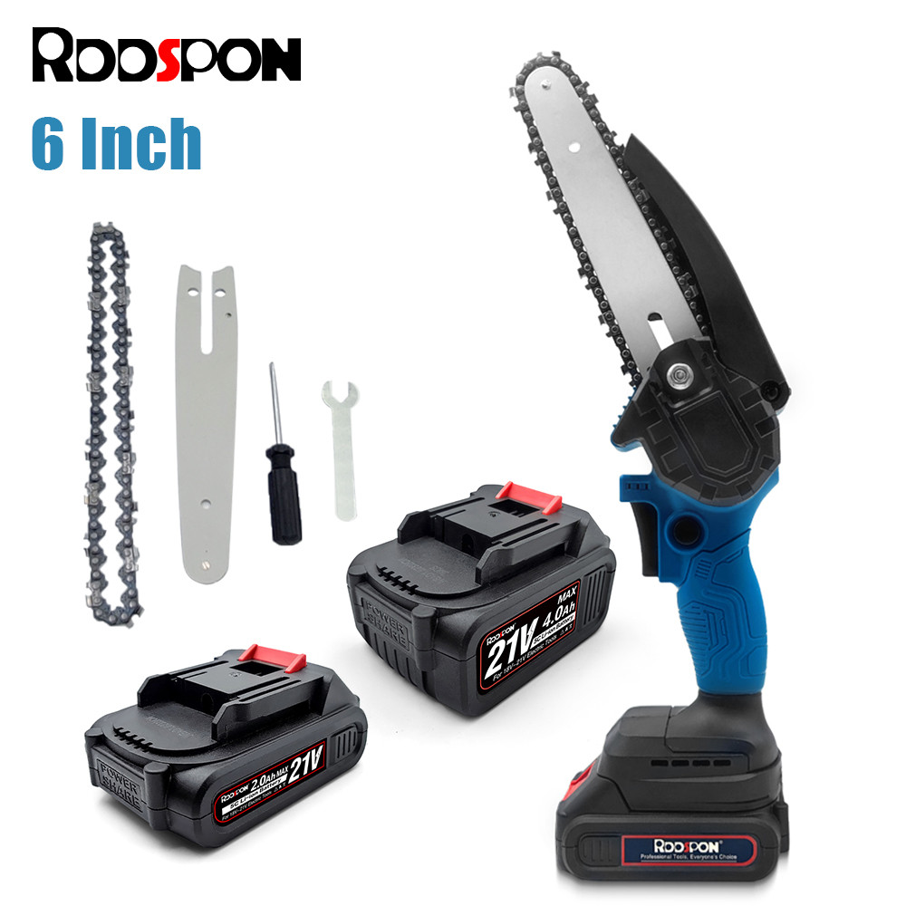 6 Inch Cordless Chain Saw Electric Chainsaw Battery Portable Electric Saw Pruning For Makita 18v