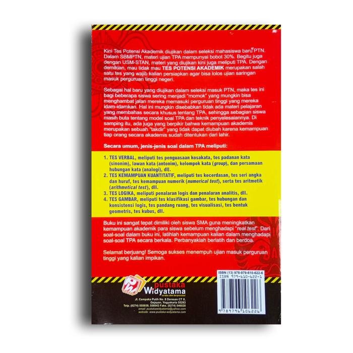 Buku Kupas Tuntas TPA Masuk Perguruan Tinggi Edisi Update