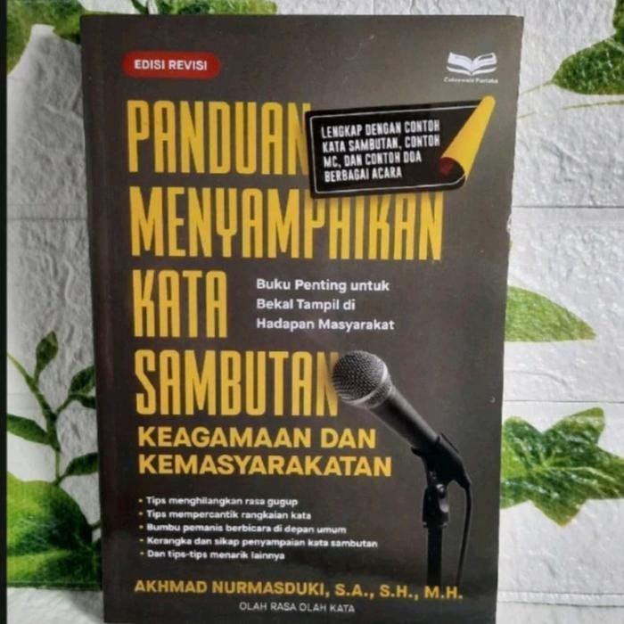 

buku panduan menyampaikan kata sambutan keagamaan & kemasyarakatan
