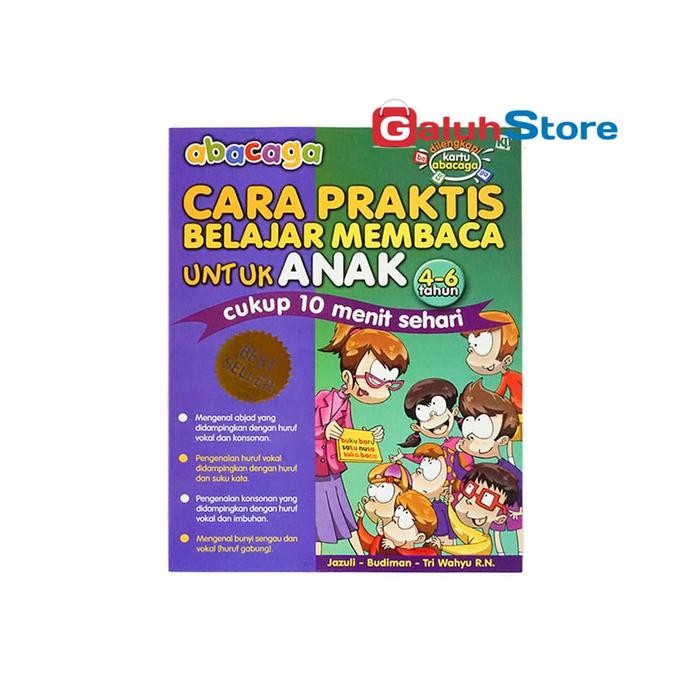 Buku Bacaan Abacaga Cara Praktis Belajar Membaca Anak