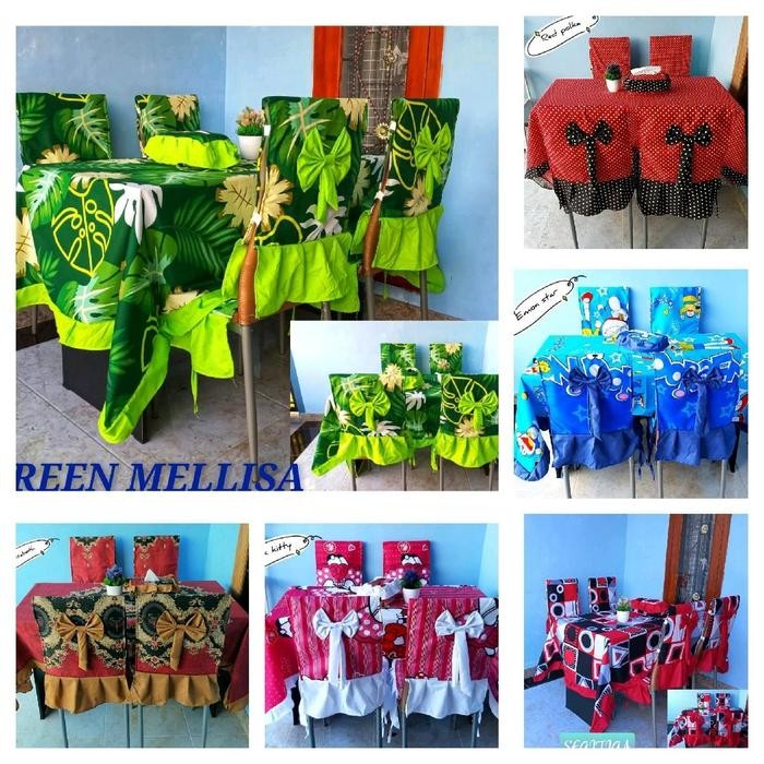 Set Sarung Kursi Makan // Cover Kursi Set Terbatas