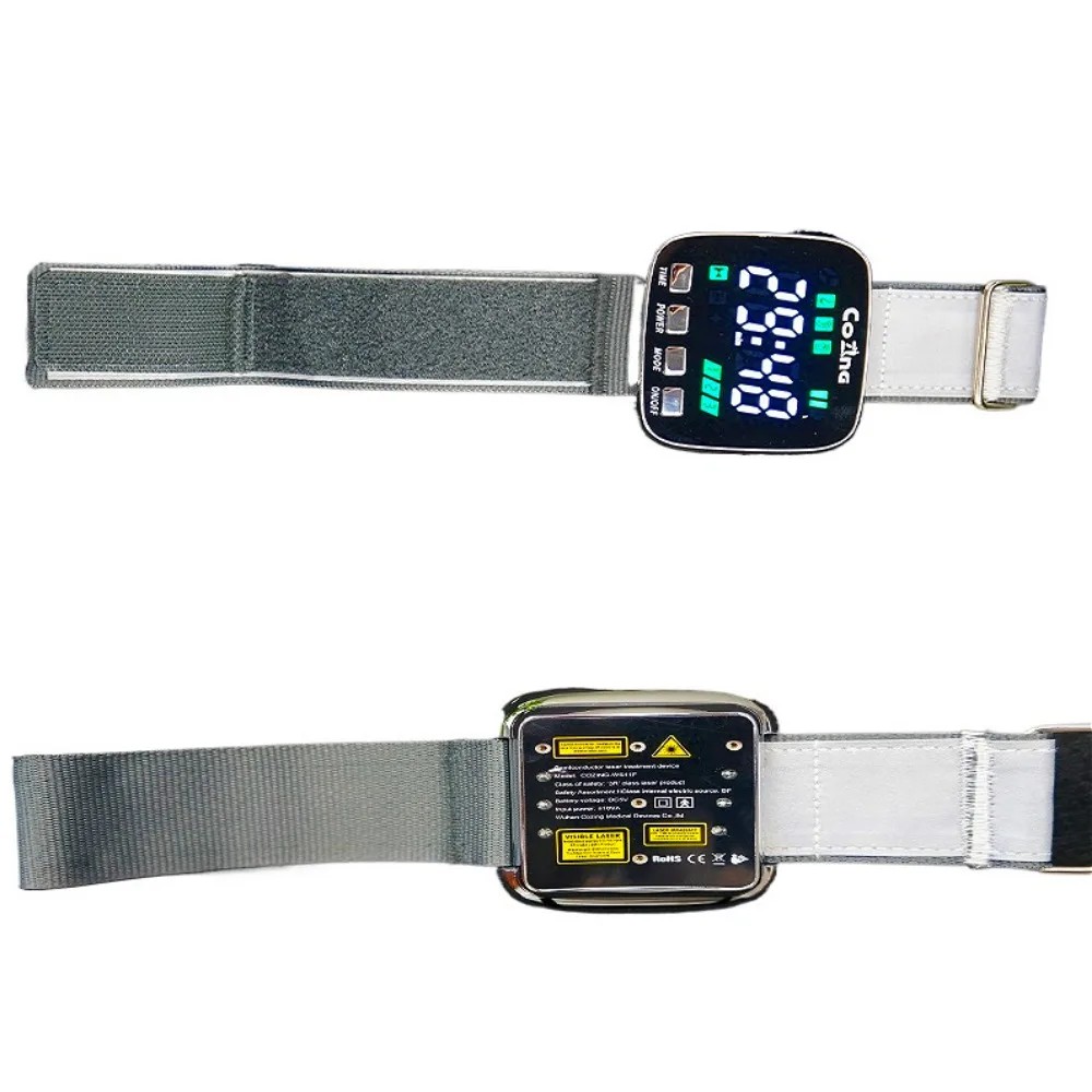 New Red Light Laser Watch For Hypertension Diabetic Watch Laser Therapy High Blood Pressure Laser Ac