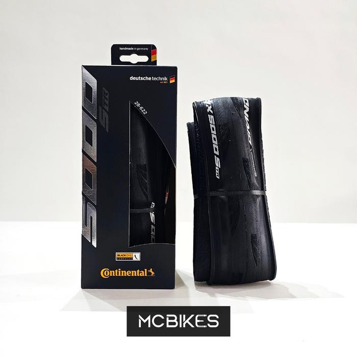 Ban Continental GP5000 S TR 700x28 Tubeless Ready Black/Black