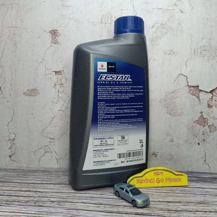 (Allthebest) OLI SGO ECSTAR 5W-30 API SERVICE SL 1L - OLI SUZUKI ECSTAR 5W-30 F7000