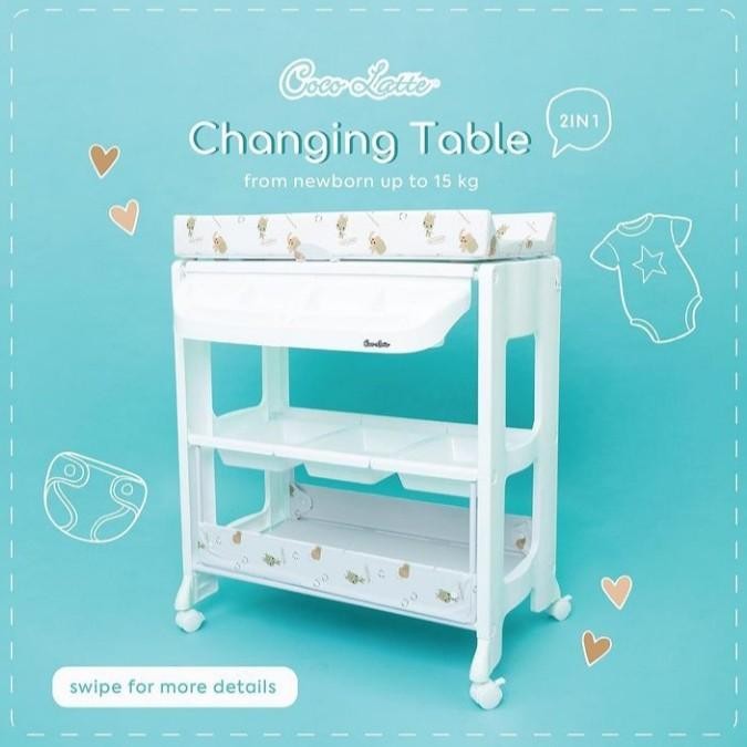 Cocolatte Baby Tafel / Changing Table / Bak Mandi