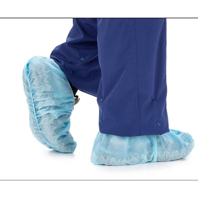 New DISPOSABLE Shoe Shoes COVER / SARUNG SEPATU NON WOVEN ECOGREEN 100 PCS