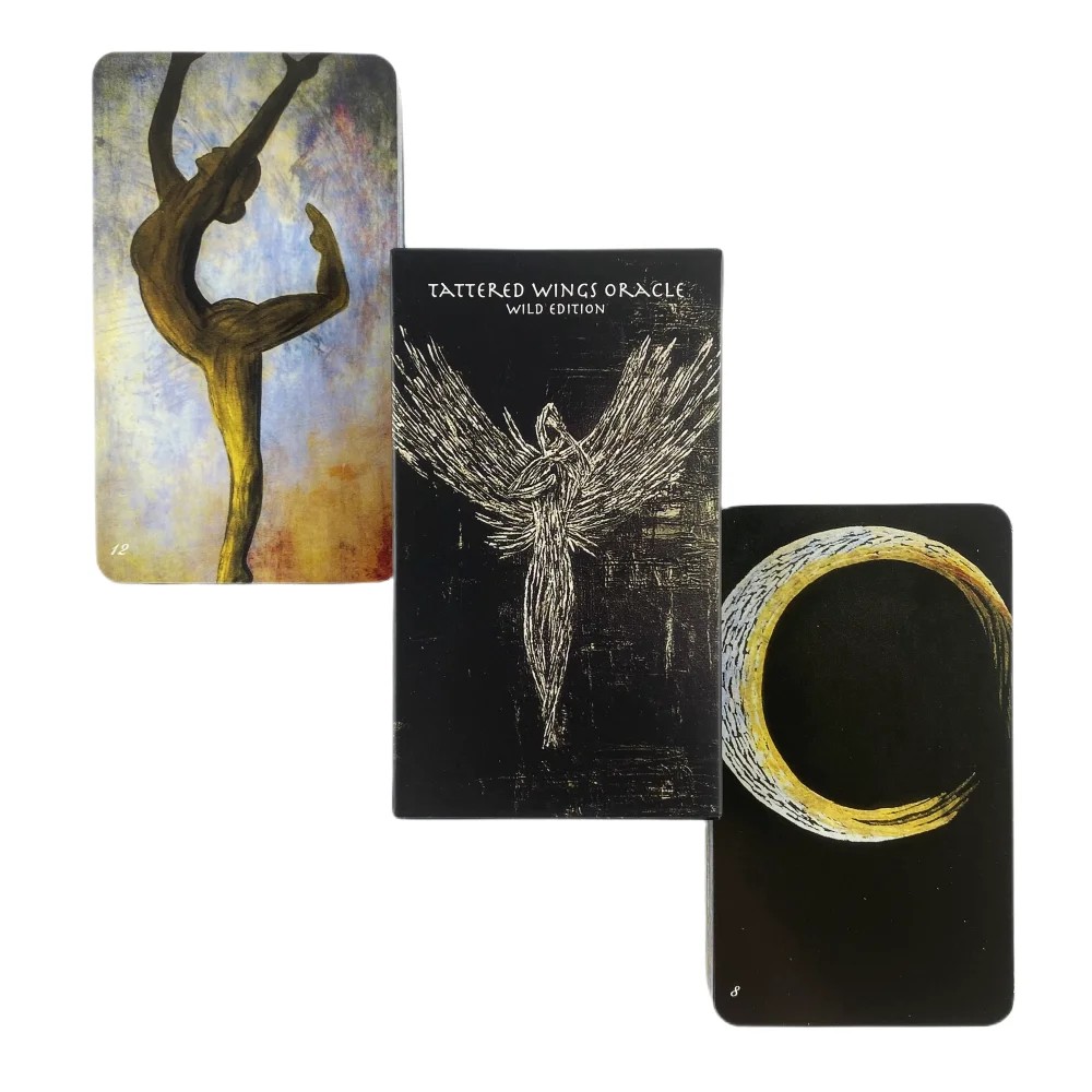 

1Pcs Deck Tarot Tattered Wings Oracle Cards Divination Deck English Versions Edition Tarot Board