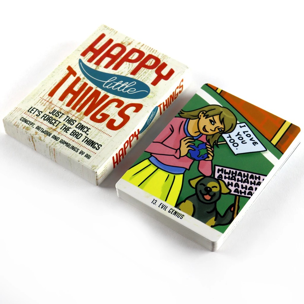 

1Pcs Deck Tarot 78 cards Happy Little Things Oracle Tarot Board Playing Games