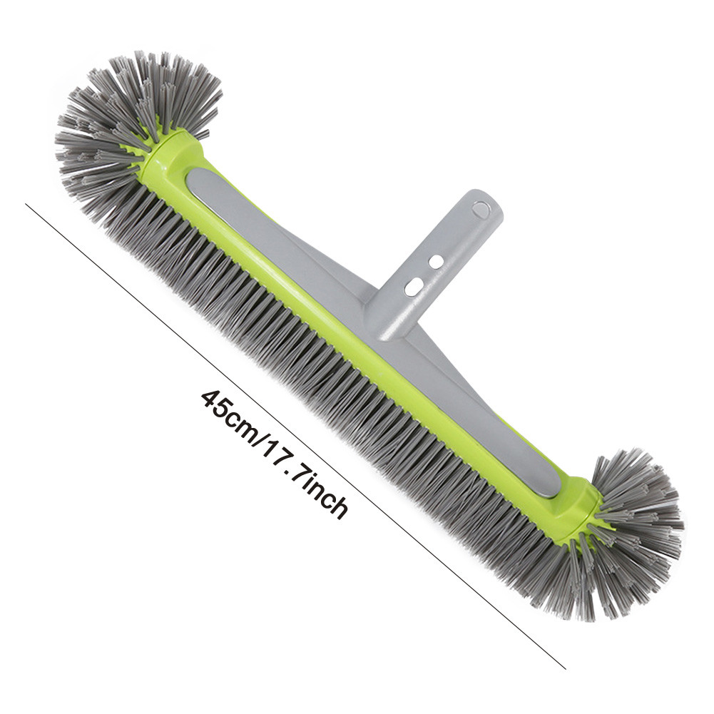 

18inch Swimming Pool Brush Pool Floor Wall Cleaning Tool Pool Broom Algae Remover Scrubber Cleaning