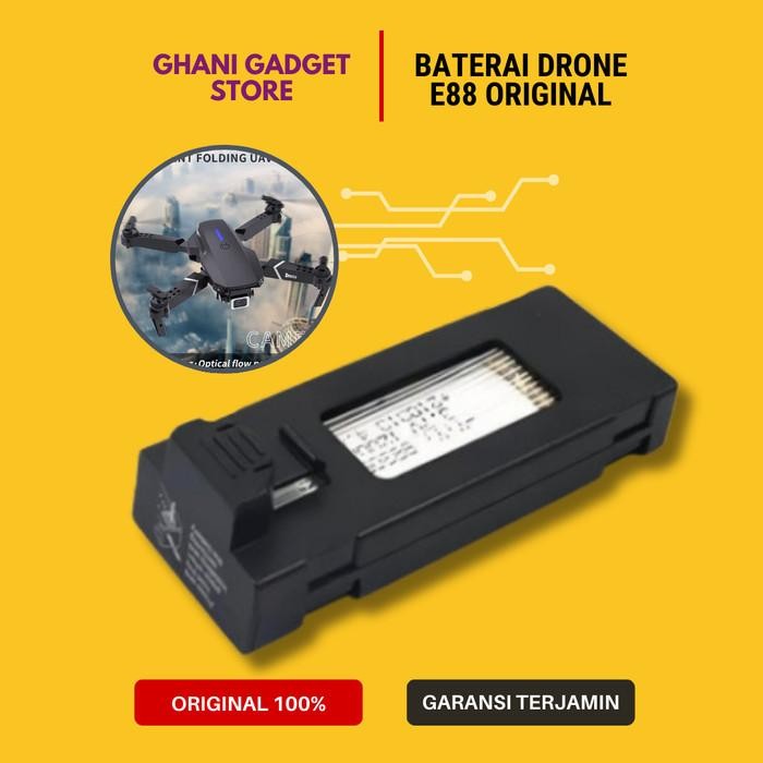 Baterai Cadangan Drone E99/E88/E100/P1/P3/P5/P8/K3 Pro 3.7V High Capacity 1800mAh Battery Lipo Drone