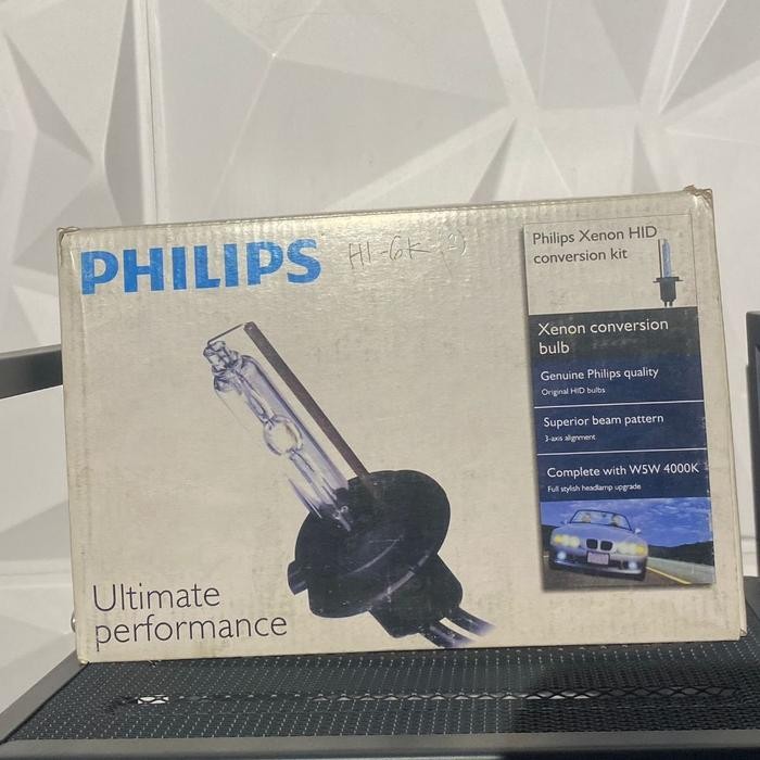 Bohlamp Lampu Mobil HID Mobil Philips H7 6000K Xenon HID Kit 12V35W
