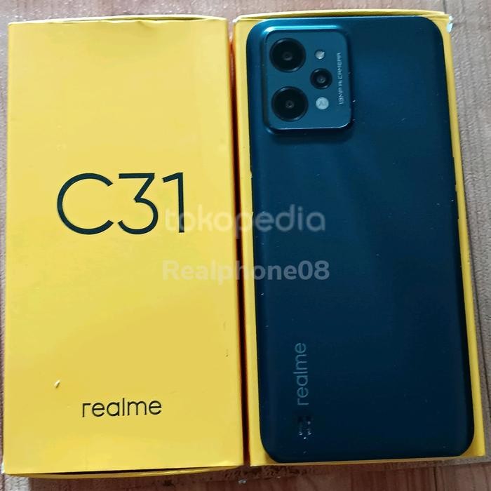 REALME C31 3/32 SECOND FULLSET ACC ORIGINAL