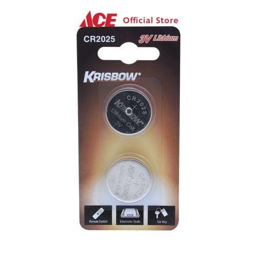 (Allthebest) ACE - Krisbow Baterai Cr2025 2 Pcs