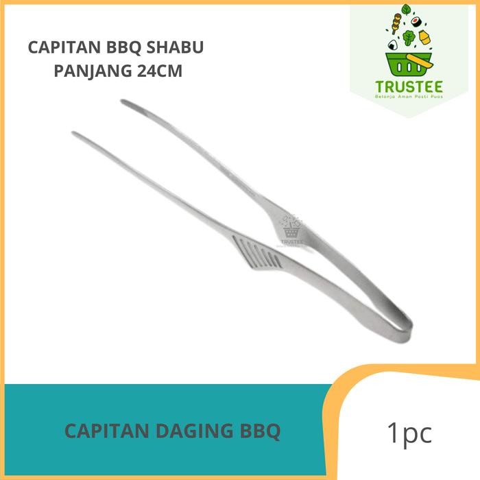 Allthebest Penjepit Jepitan Capitan Daging Panggang Grill Steak BBQ Shabu Suki