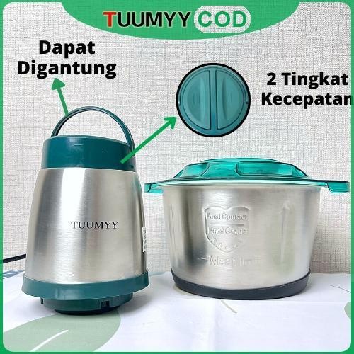 Allthebest SATUAN BLENDER CHOPPER TUUMYY STAINLESS MULTIFUNGSI 2L TM-8611