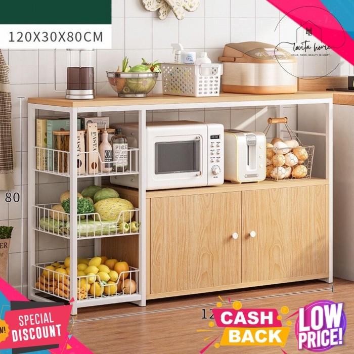 [Allthebest] Rak Dapur Susun Minimalis / Rak Oven Microwave / Rak Serbaguna Besar