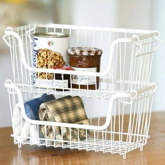 [Allthebest] APHOME Rak Meja Serbaguna Rak Bawang Bumbu Rak Buah dan Sayuran HARSA