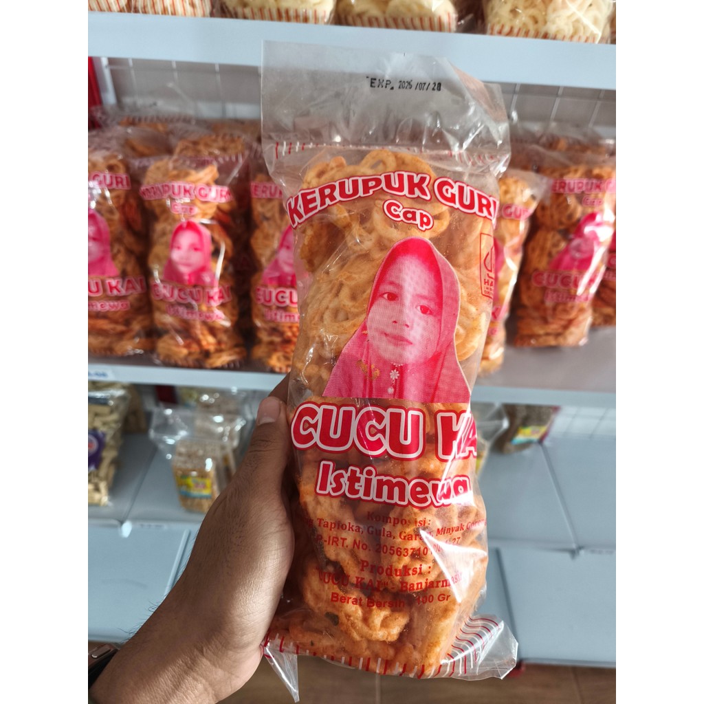 

Kerupuk CUCU KAI Pedas Gurih 100g – Snack Renyah Rasa Istimewa