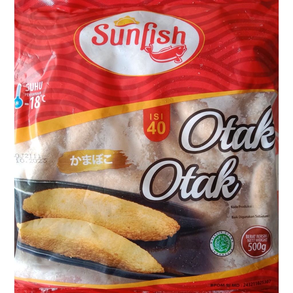 

SUNFISH OTAK-OTAK IKAN ISI 40 PCS 500G