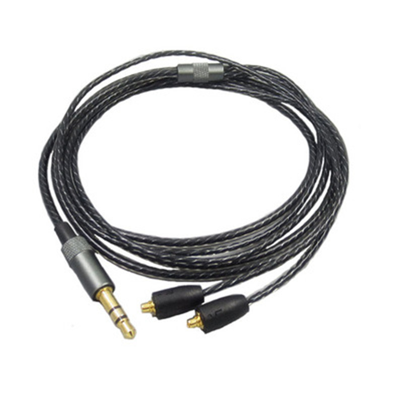 Cable For Shure SE215 SE425 SE535 SE846 UE900 Headphones Cord Headsets Replacement MMCX Jack Audio R