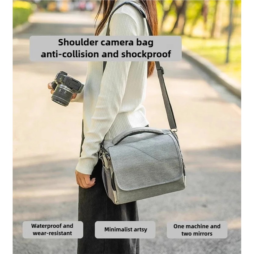 Camera bag for Canon R10 mirrorless, M50 second generation, R8, 200D, Fuji XT50 Sony ZVE10, Nikon ZF