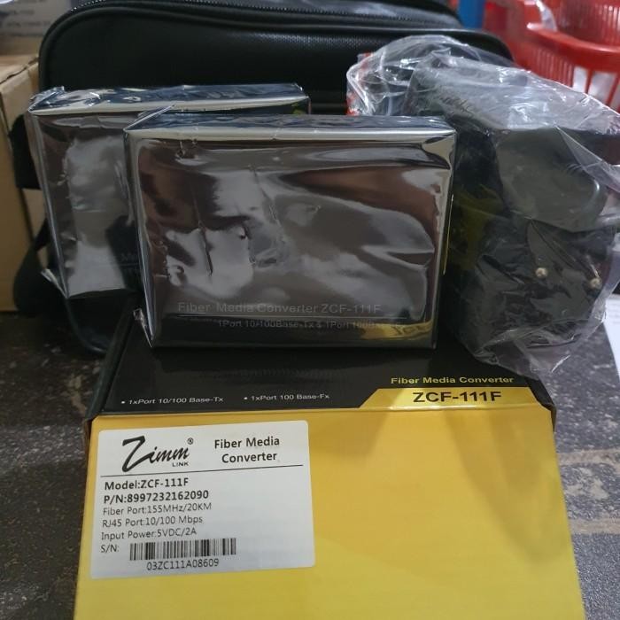 (Allthebest) Converter Optic ZIMMLINK MFC110 20KM serupa Converter HTB-3100