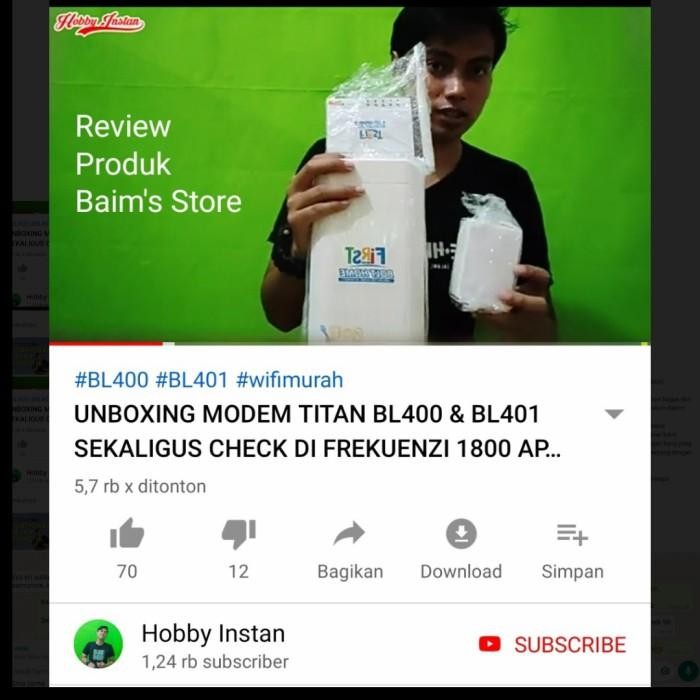 (Allthebest) Modem Titan Bolt BL400 & Bolt BL401 Unlock 4G LTE