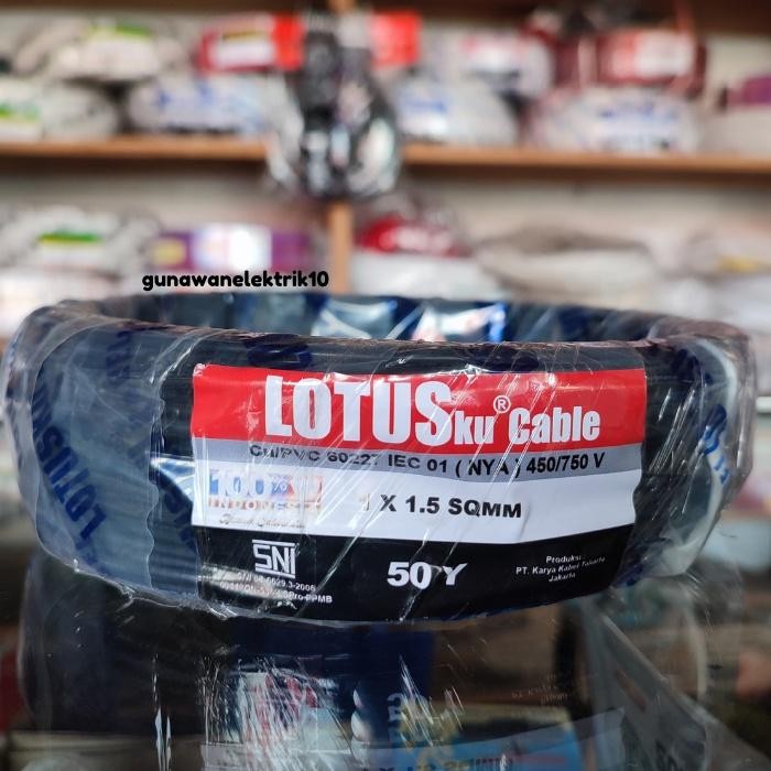 (Allthebest) Kabel LOTUSku, NYA 1 X 1,5mm 50 Yard