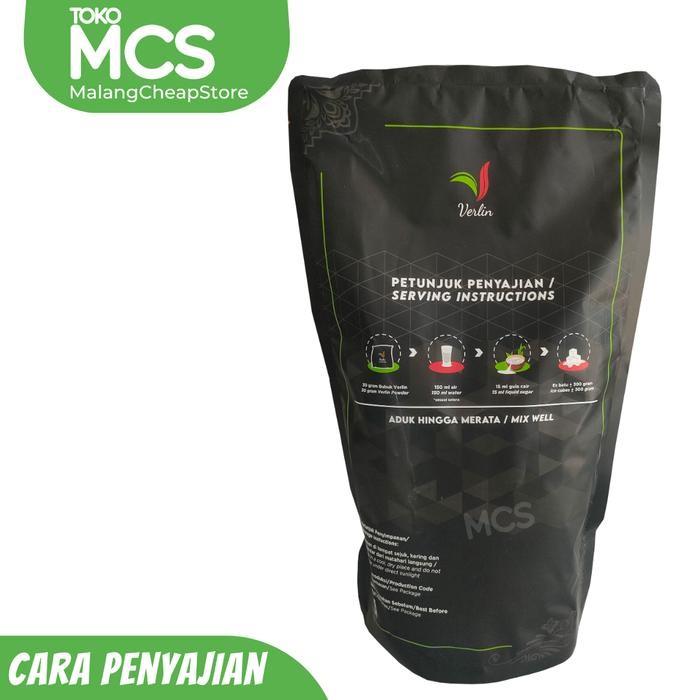 

Verlin Bubuk Minuman Rasa Green Tea Latte 1Kg / Verlin Bubble Drink Bes Seller