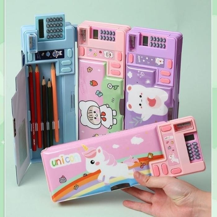 

NYBEBY26 CODKOTAK PENSIL KALKULATOR LAPIS GANDA / KOTAK PENYIMPANAN ALAT TULIS POP OUT MULTIFUNGSI /