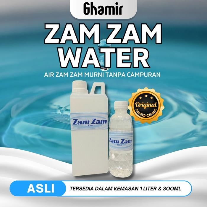 

Air Zam Zam Asli Original - Zam Zam 1 Liter - Zam Zam Botol 300Ml (Repack)