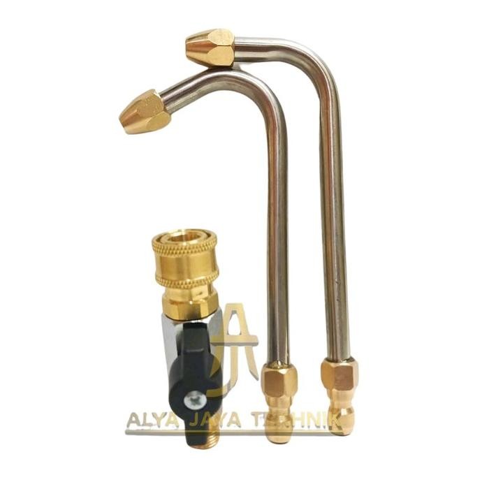 Kran steam AC italy model coupler 2 stik