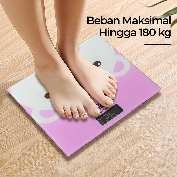 Timbangan Berat Badan Digital Motif Lucu