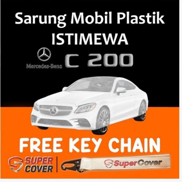 Cover mobil/Sarung mobil mercy C 200 plastik transparan waterproof
