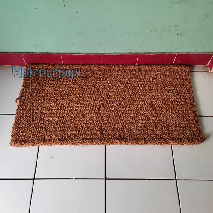 Keset Sabut Kelapa Premium Halus Keset Ijuk Anti Ular Keset Anyaman