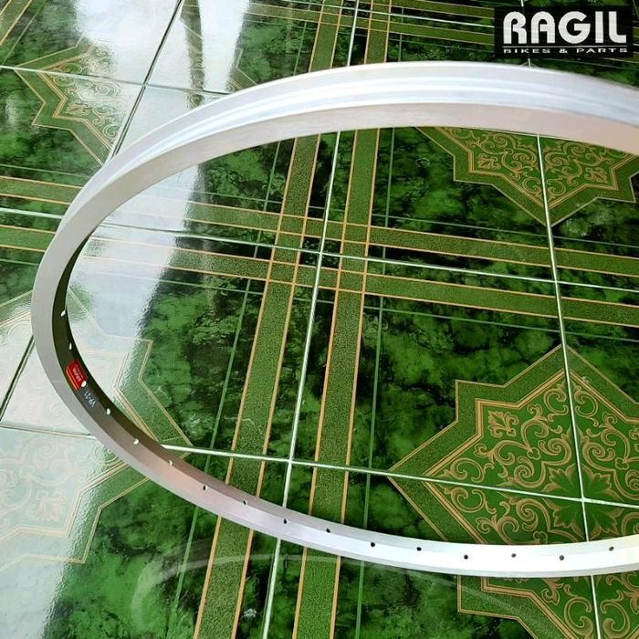 VELG SEPEDA 24 ARAYA VP 21 VP-21 SILVER HITAM ALLOY 36H LUBANG 36 HOLE RIMS RIM SINGLE WALL MTB NI