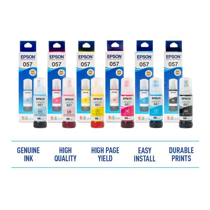 Tinta Epson 057 Original Resmi - Tinta Epson L8050 L18050 - 057