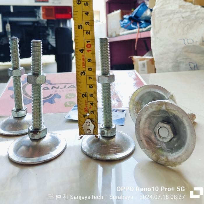 Sale Kaki Meja M12 Galvanis Adjuster Table M 12 Foot Adjuster M12