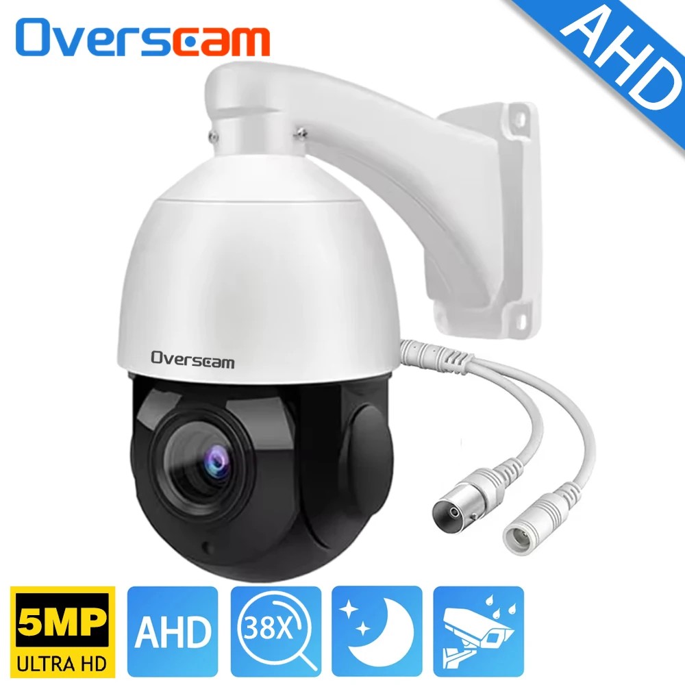 5Mp Ahd Ptz Camera 38X 30X Optical Zoom Ir 150M Security Cctv Ahd Dome Camera Outdoor Weatherproof