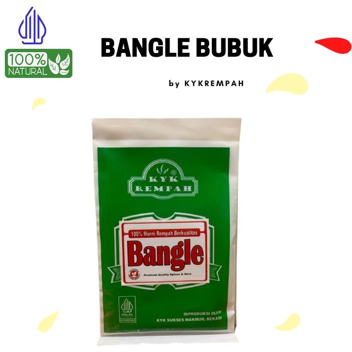 

Simplisia Bengle Bubuk Bangle Bubuk [ 50 Gram]