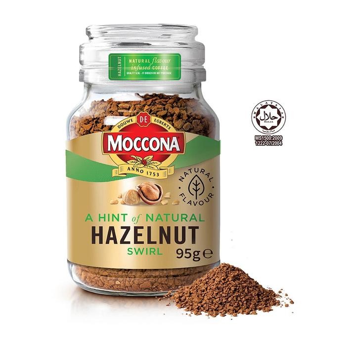 

Sahhara_Store1 Moccona Roasted Hazelnut Freeze Dried Instant Coffee 95 G