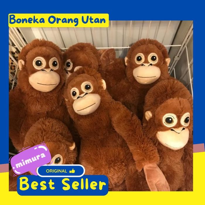 Boneka Orang Utan Orangutan IKE Boneka Binatang