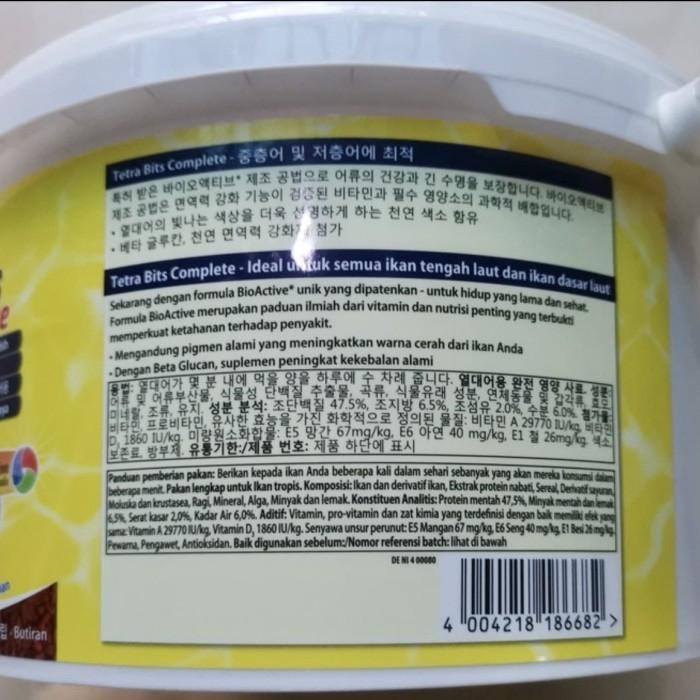 TETRA BITS COMPLETE BUCKET 1150GR 1.6L